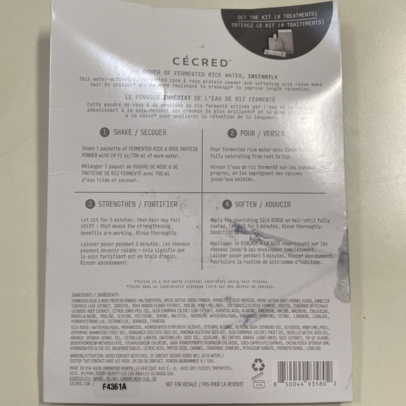 Cecred FERMENTED RICE & ROSE PROTEIN RITUAL - Picture 2 of 3